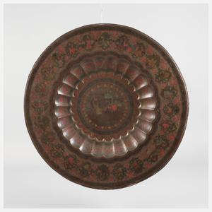 Große indopersische Zierplatte