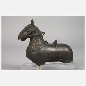 Fragment einer Bronzeplastik