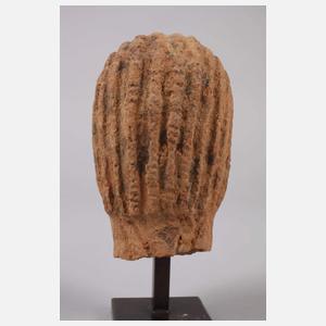 Vier Terrakotta-Fragmente