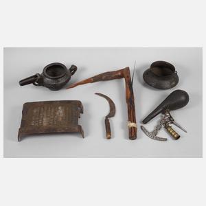 Sammlung Alltags- und Ritualgegenstände