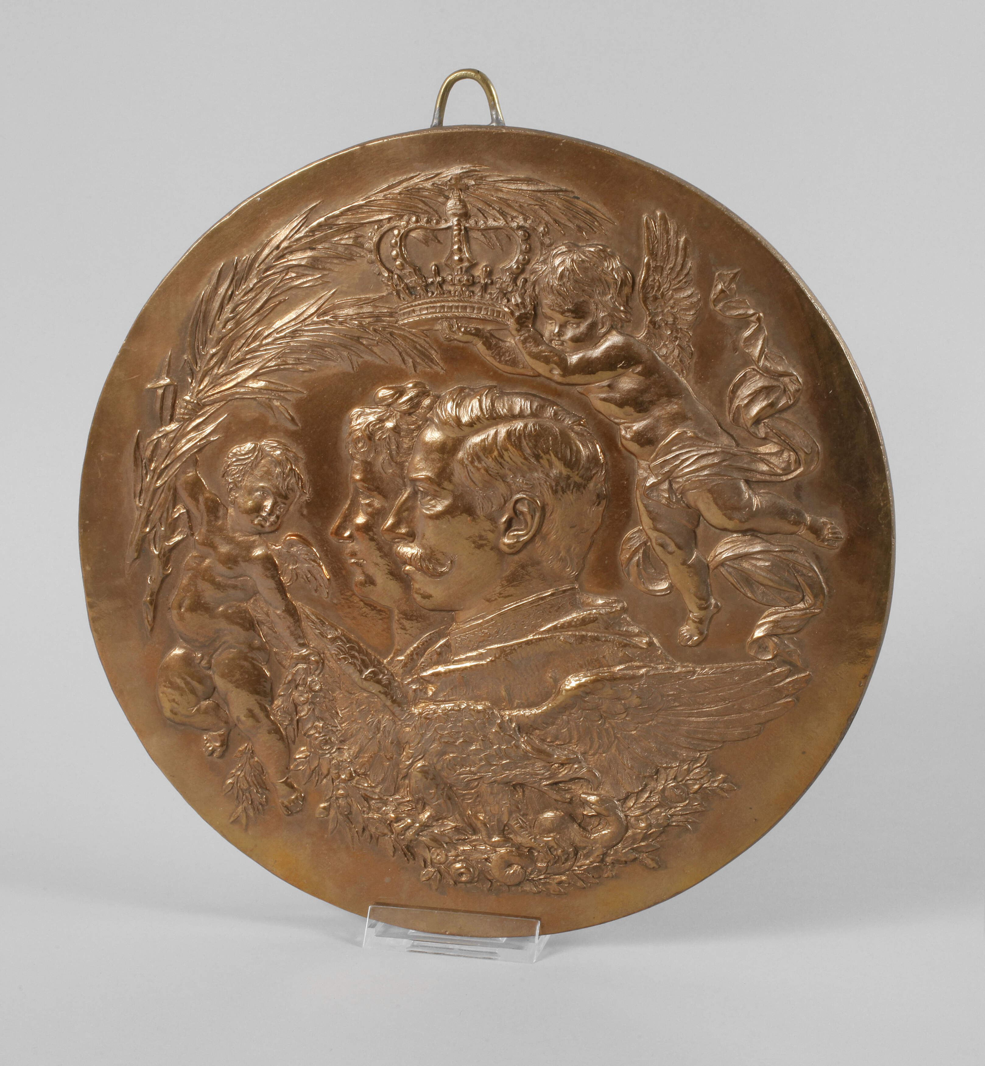 Relief Kaiser Wilhelm II. und Auguste Viktoria