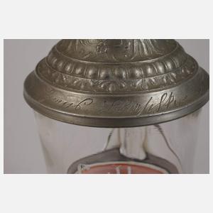 Patriotischer Glaskrug