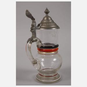 Patriotischer Glaskrug