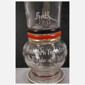 Patriotischer Glaskrug