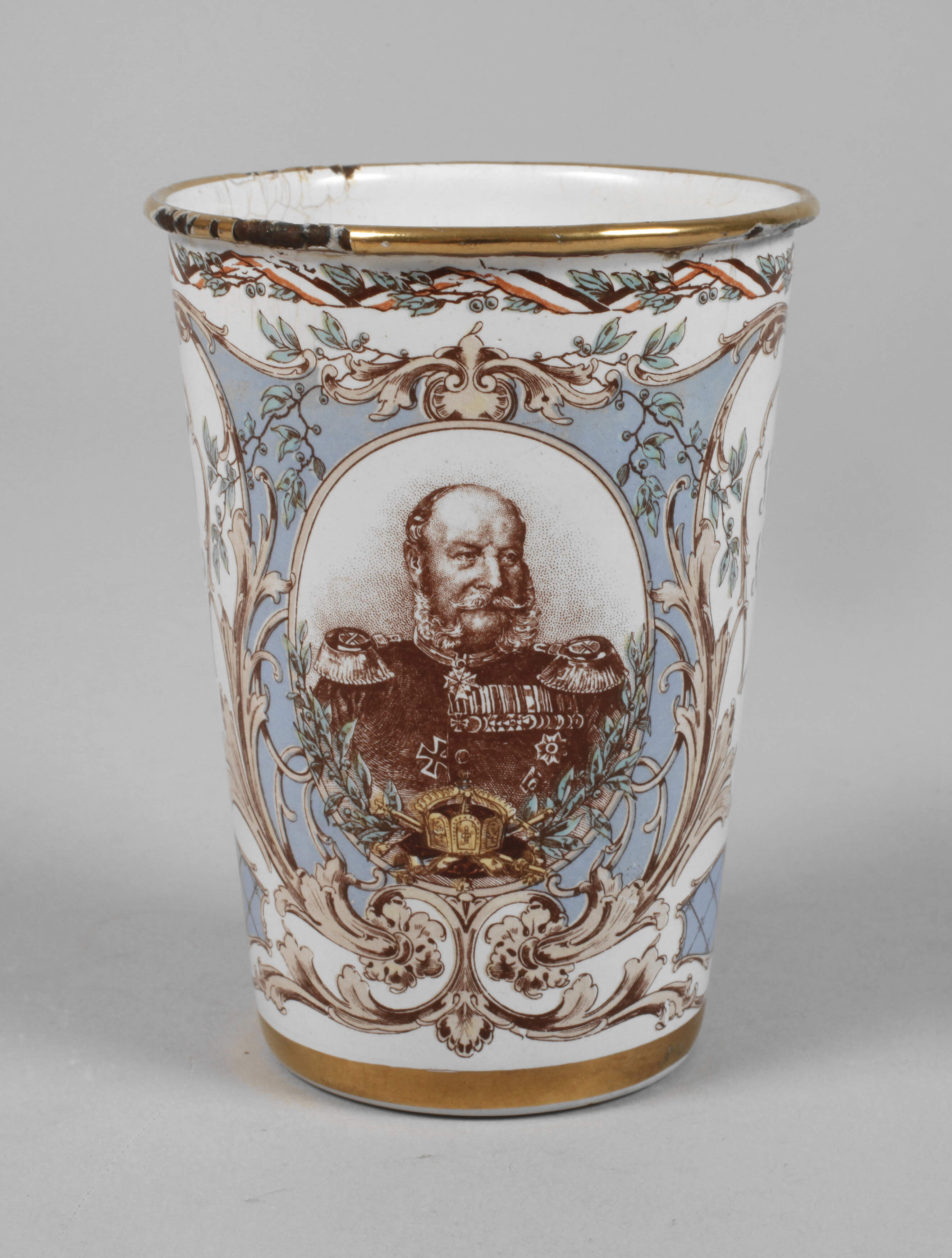 Andenkenbecher Kaiser Wilhelm I.