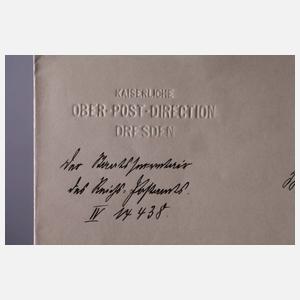 Zwei Urkunden des Premier-Leutnants Johann Berr