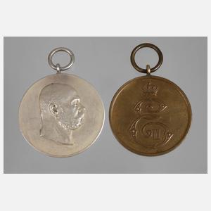 Zwei Medaillen Sachsen Altenburg