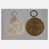 Zwei Medaillen Sachsen Altenburg111