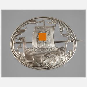 Brosche Wikingerschiff