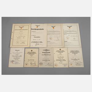 Urkundennachlass eine Fliegers der Luftwaffe