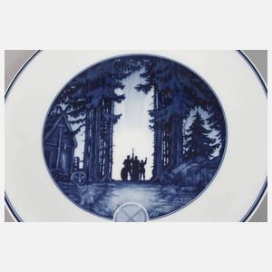 Meissen großer "Julteller"