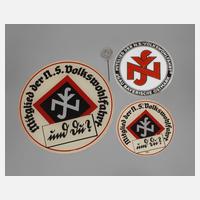 Satz Plaketten der Volkswohlfahrt111