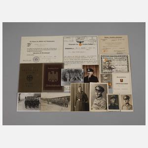 Papierkonvolut 2. Weltkrieg