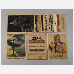 enfällt!!! Elf Plakate 3. Reich