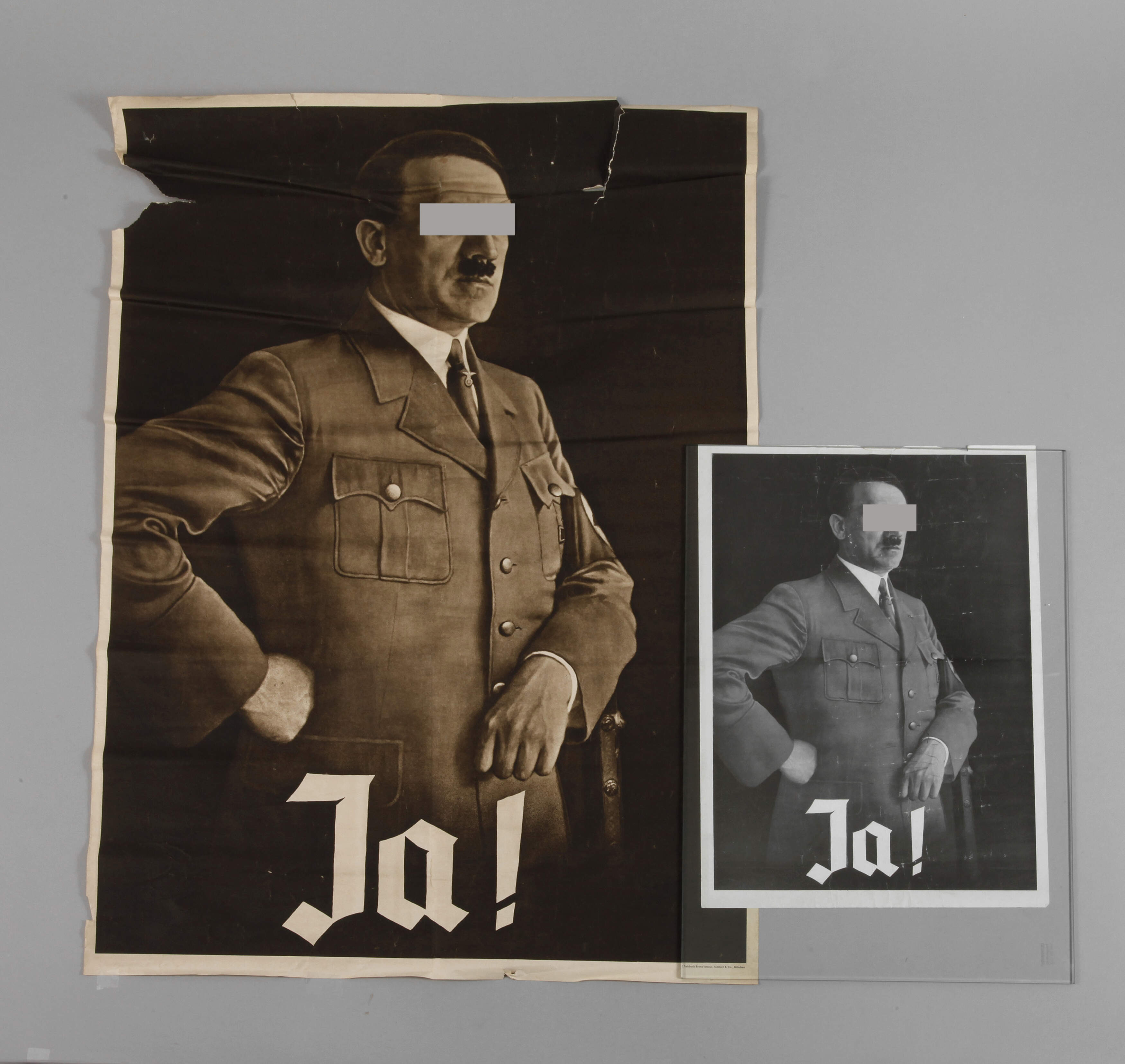 Zwei Wahlplakate A.H.