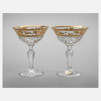 Paar Likörgläser aus dem Service Erich Honeckers111