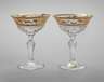 Paar Likörgläser aus dem Service Erich Honeckers
