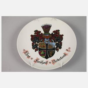 KPM Berlin Wandteller der Ur-Burschenschaft