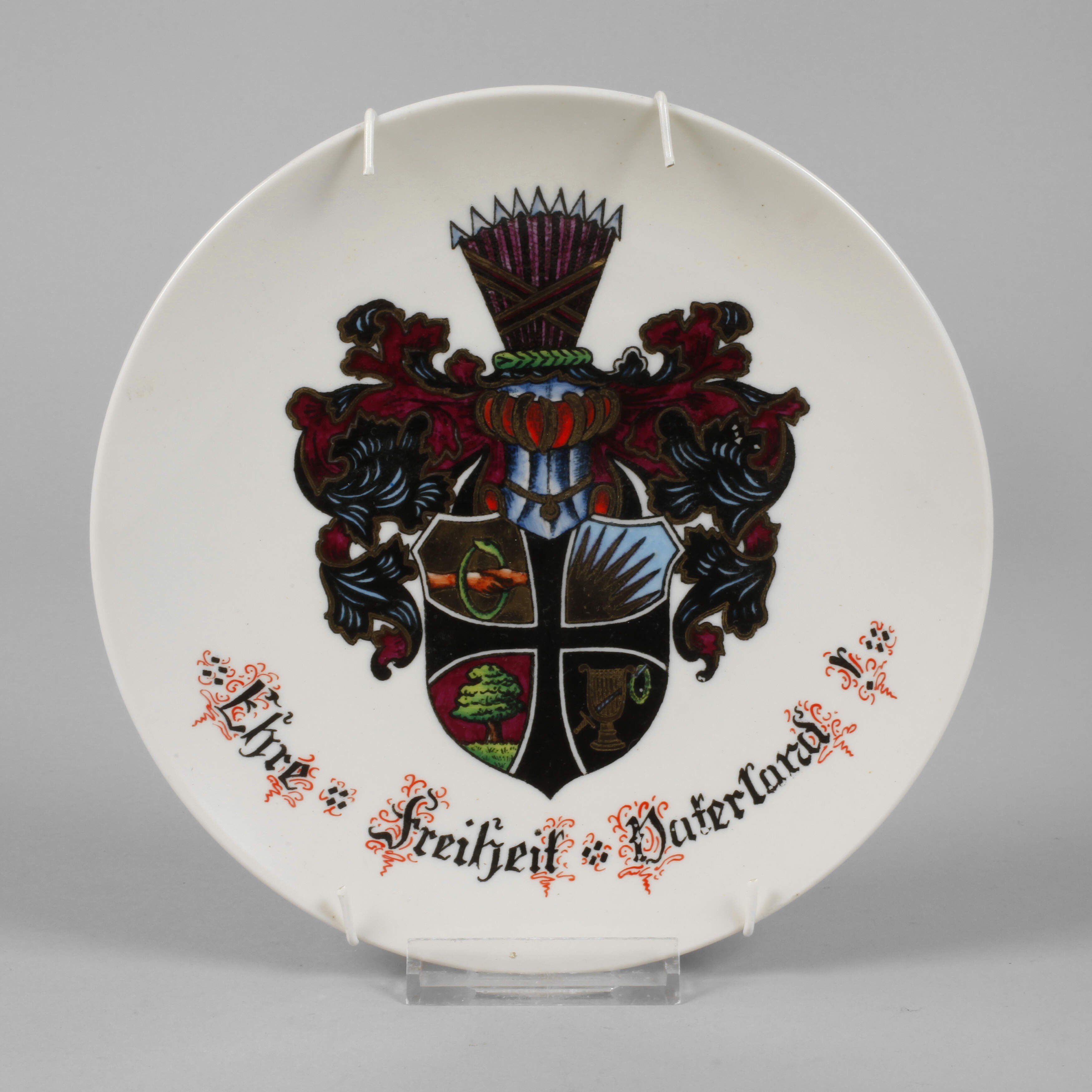 KPM Berlin Wandteller der Ur-Burschenschaft