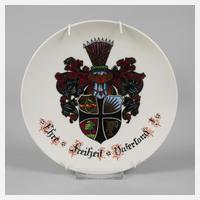 KPM Berlin Wandteller der Ur-Burschenschaft111