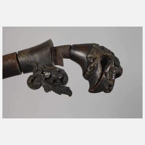 Fünf orientalische Blankwaffen