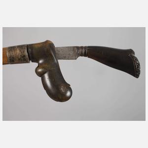 Fünf orientalische Blankwaffen