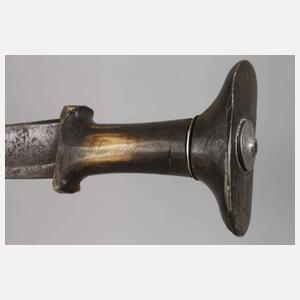 Fünf orientalische Blankwaffen