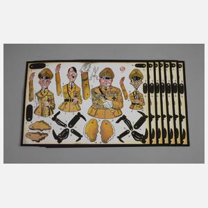 Bastelbögen für Handpuppen