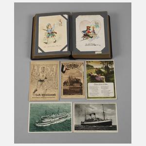 Konvolut Postkarten 1. und 2. Weltkrieg