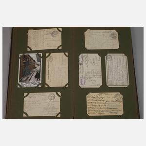 Ansichtskartenalbum und Feldpost 1. Weltkrieg