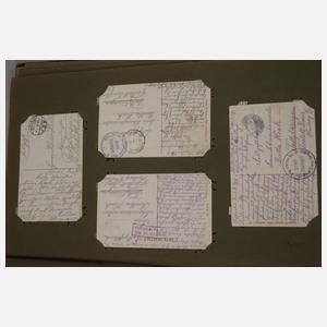 Ansichtskartenalbum und Feldpost 1. Weltkrieg