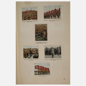 Sammelbilderalben und Propaganda Karten 3. Reich