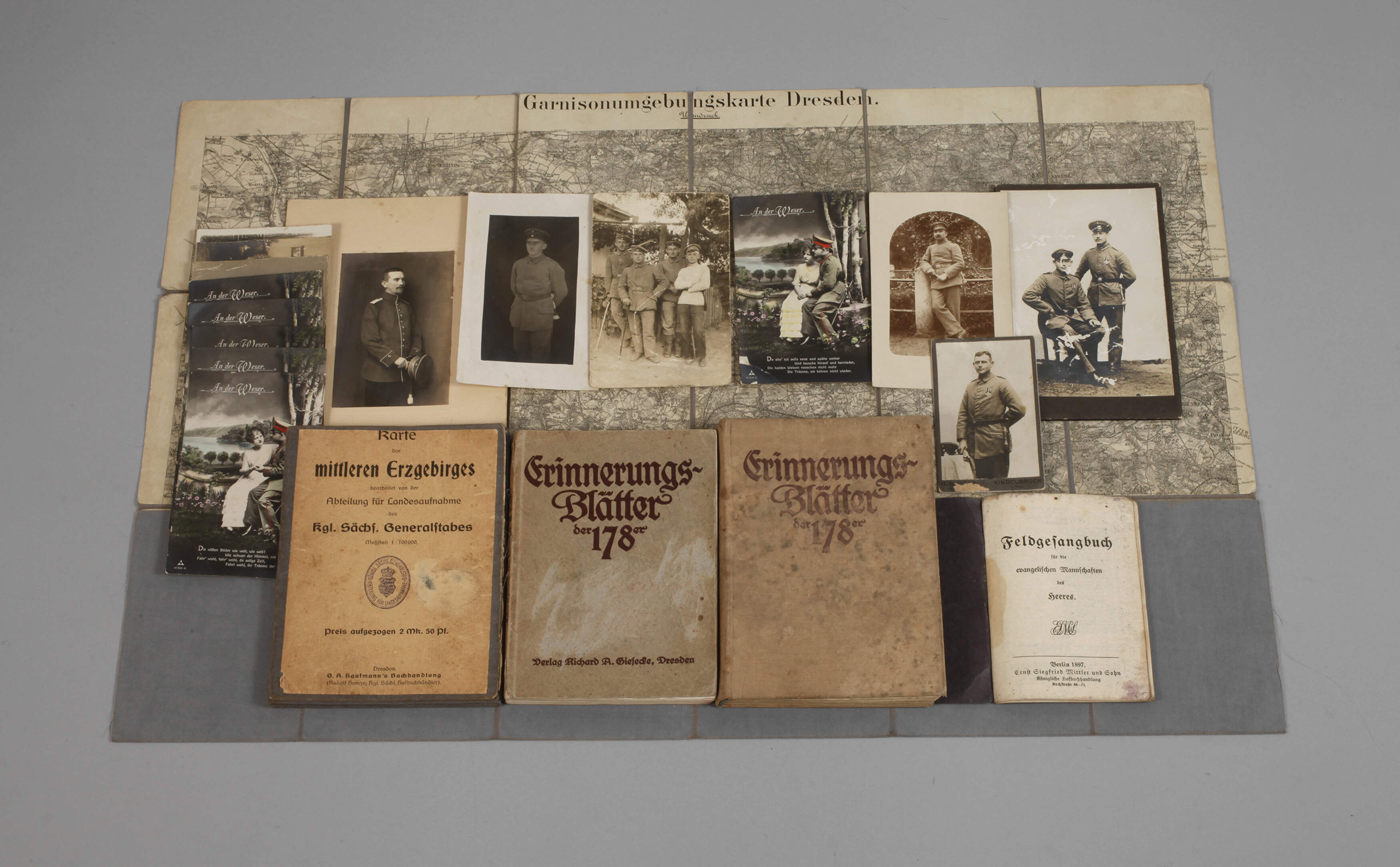 Papierkonvolut 1. Weltkrieg