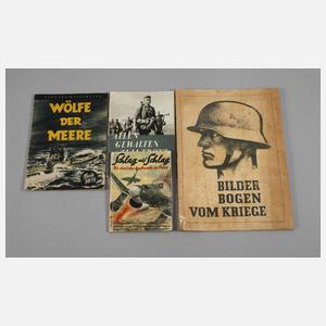 Vier Propagandazeitschriften 2. Weltkrieg