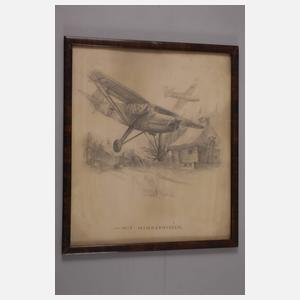 H. Zweig, Vier Zeichnungen 2. Weltkrieg