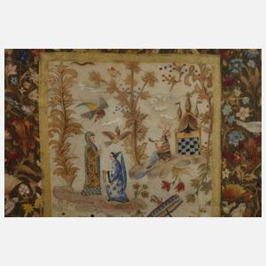 Große Seidenmalerei