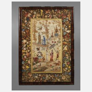 Große Seidenmalerei