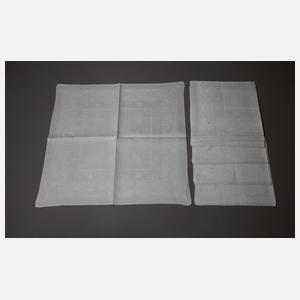 Sieben Servietten Jugendstil