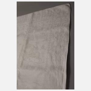 Gebilddamast-Prachttafeltuch mit Hamburger Wappen