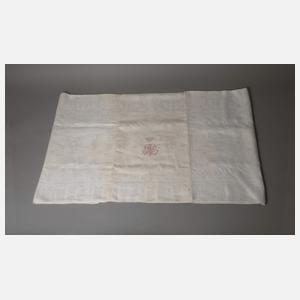 Gebilddamast-Prachttafeltuch mit Hamburger Wappen