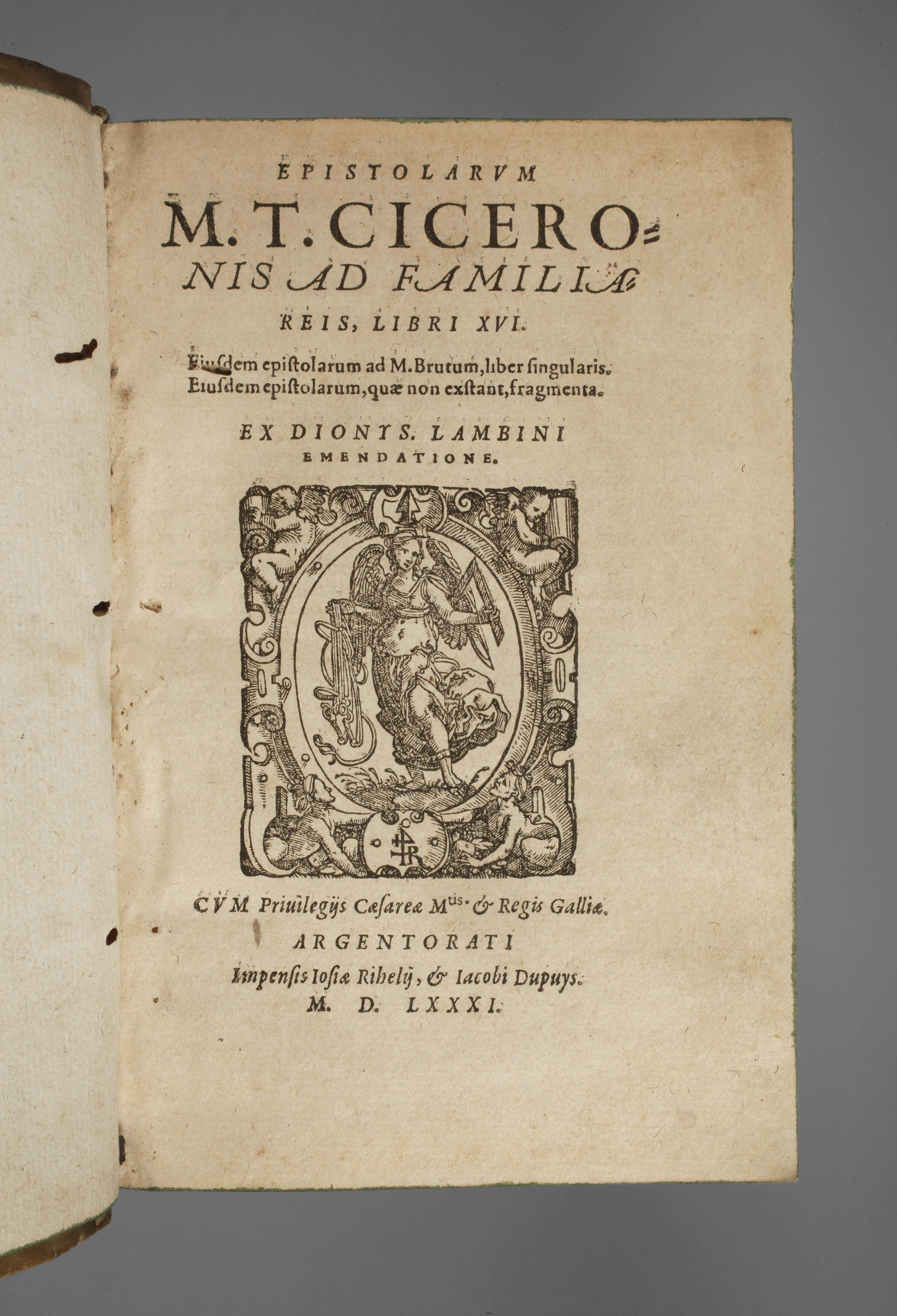 Cicero's Briefe 1581