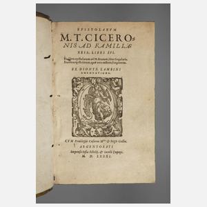 Cicero's Briefe 1581