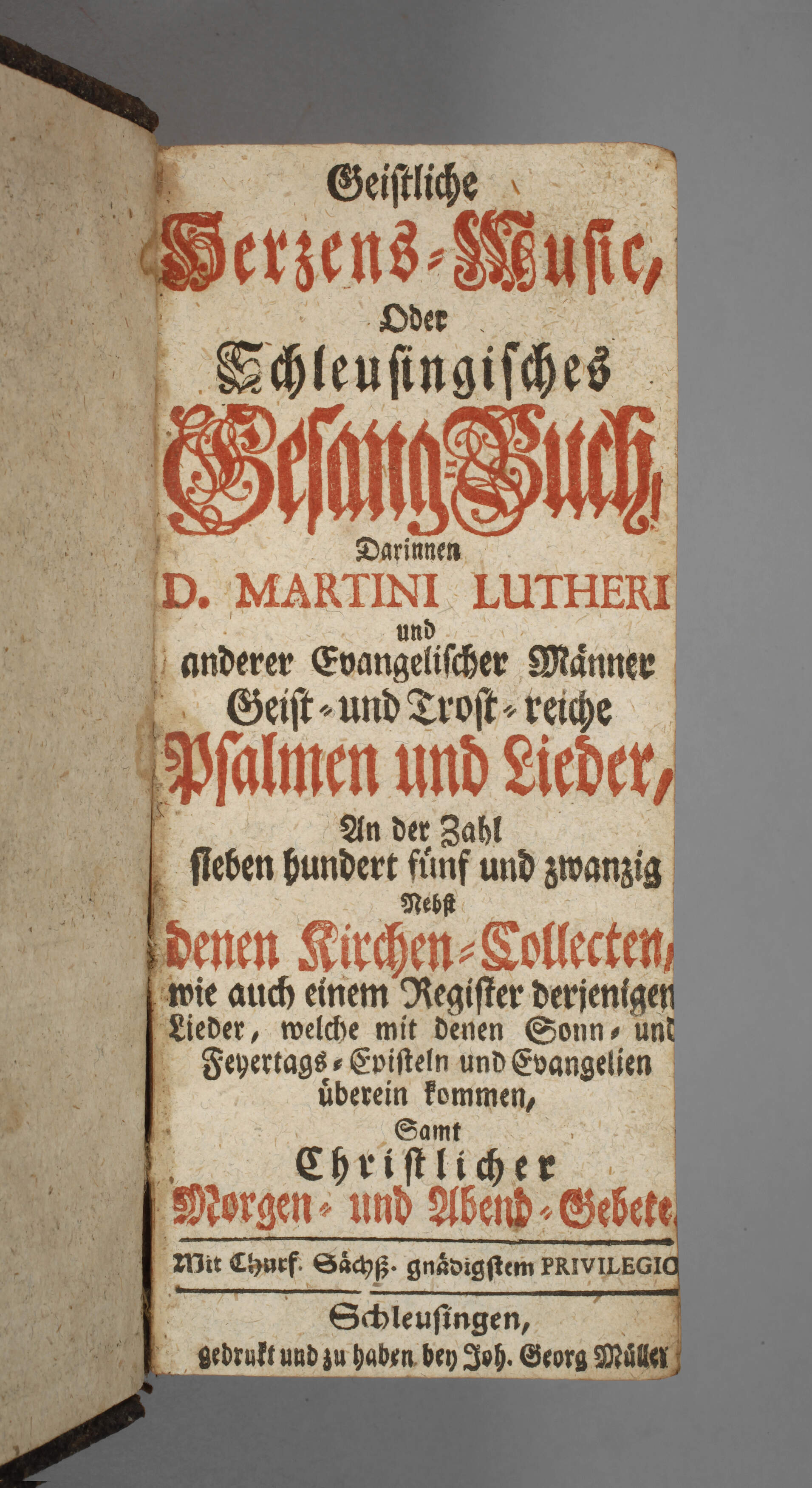 Christliches Gesang- und Gebetbuch