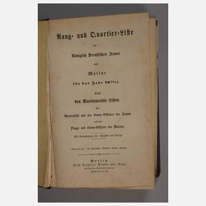 Rang- und Quartierliste