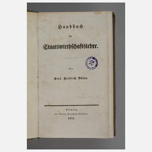 Handbuch der Staatswirtschaftslehre