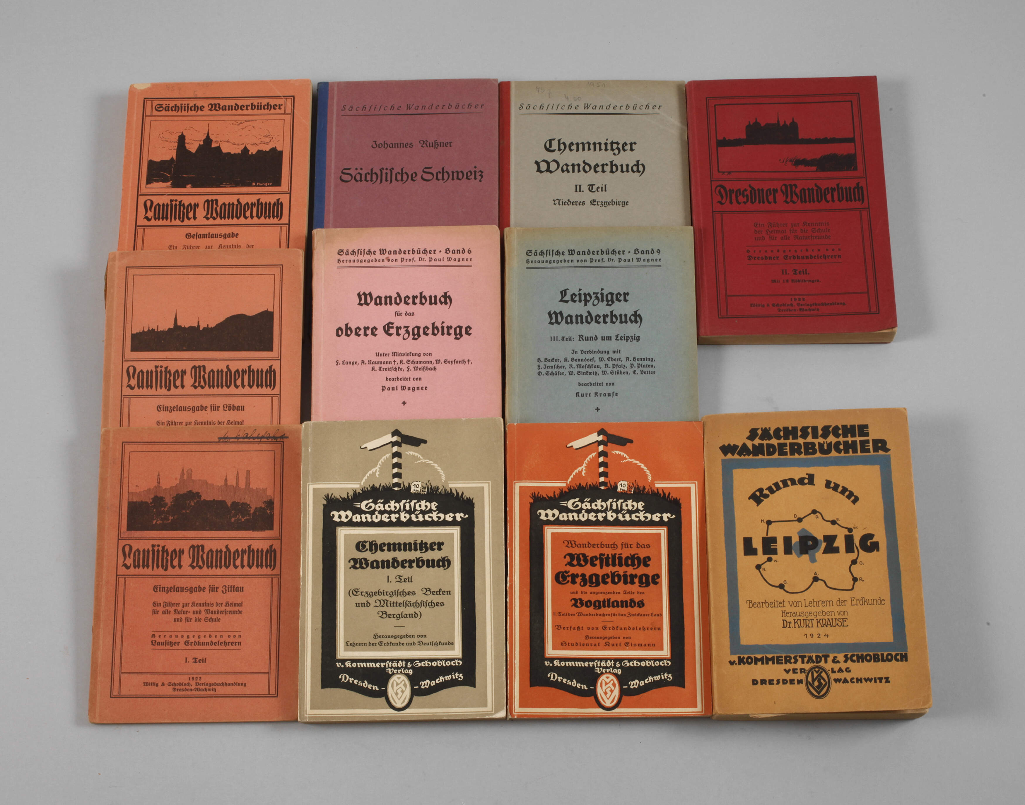 Sammlung sächsische Wanderbücher