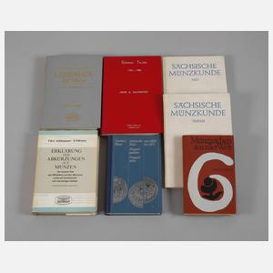 Sechs Bände Fachliteratur Münzkunde