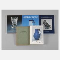 Fünf Fachbücher Kunstgewerbe Glas und Keramik111