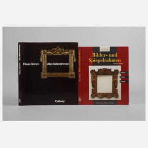 Zwei Fachbücher Bilderrahmen