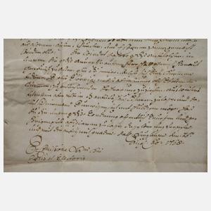 Brief Maximilian Joseph Kurfürst von Bayern